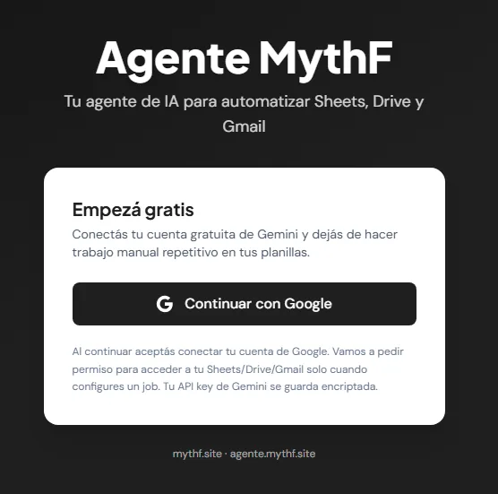 Agente MythF - Asistente IA