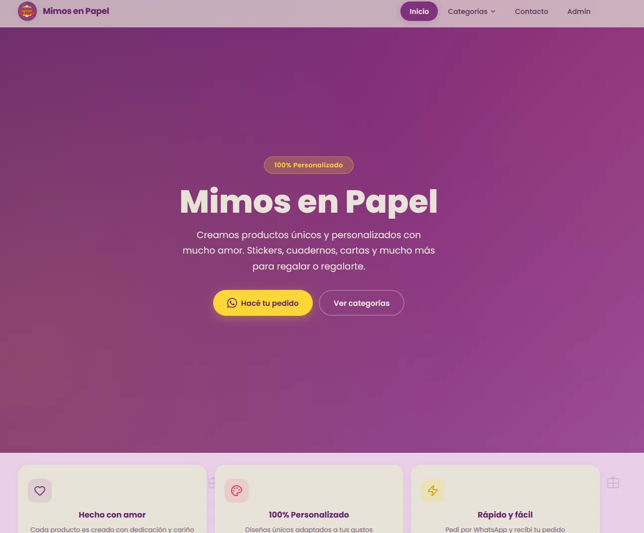 Mimos en Papel